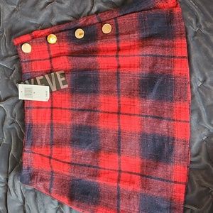 Plaid skirt